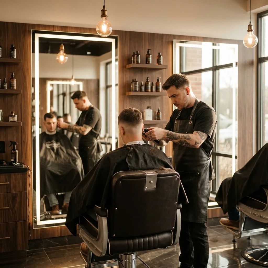Fade haircut